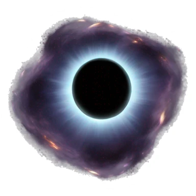 A black hole sticker