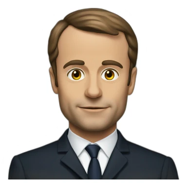 Emanuel Macron qui dore sticker