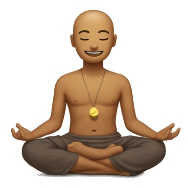 meditation happy sticker