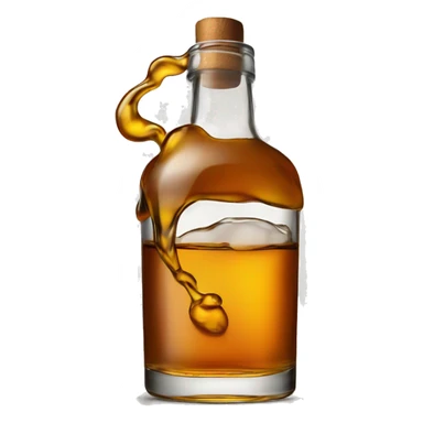 Pouring a whisky sticker