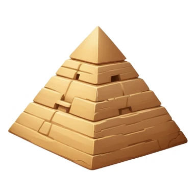 A pyramid WITHOUT STAIRS sticker