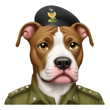 pitbull in the army sticker