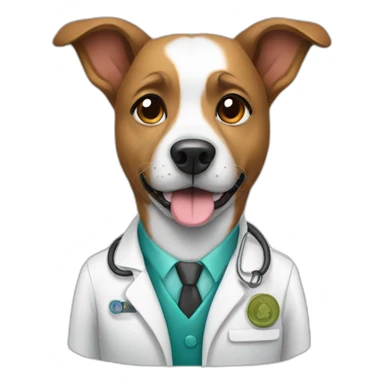 Vet dog sticker