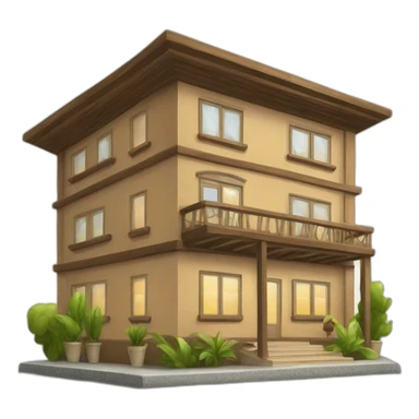 Hotel montaña  sticker