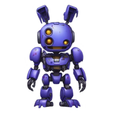 mecha withered bonnie sticker