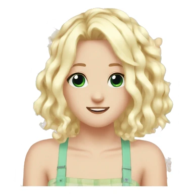 Vanilla girl aesthetic summer Christmas sticker