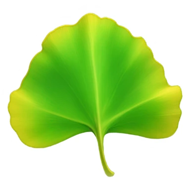 Ginkgo leaf sticker