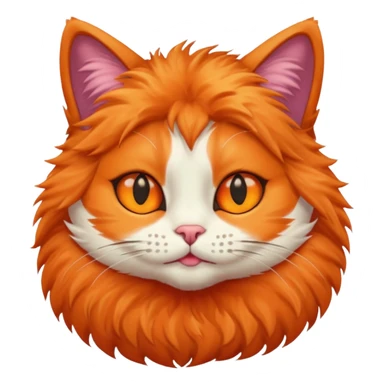 cat wearing makeup sticker