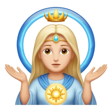 God the divine power sticker