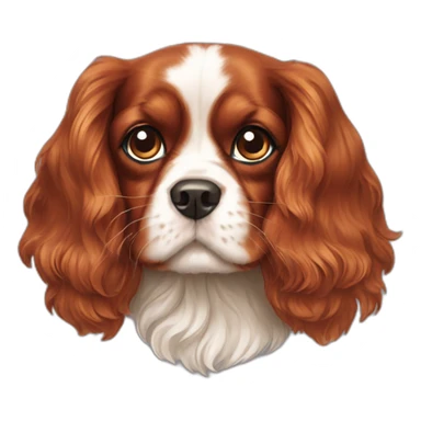 Ruby Cavalier King Charles Spaniel sticker