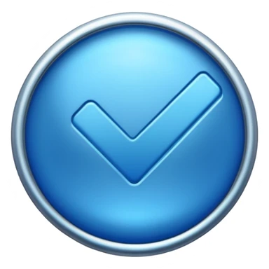 Like Instagram blue tick emoji sticker