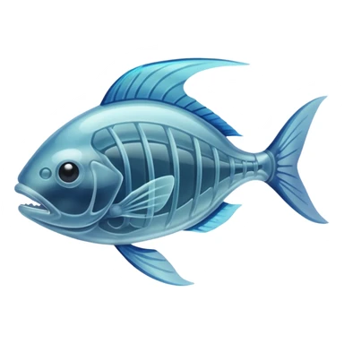 X RAY FISH sticker
