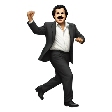 PABLO ESCOBAR DANCING IN A SUIT sticker