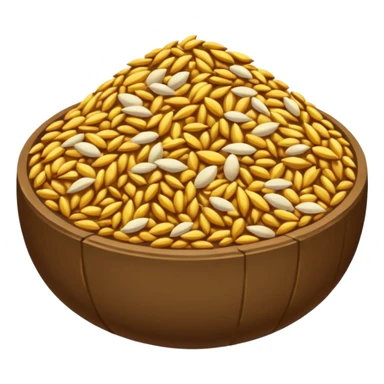 a pile of grain and seeds cereals sticker