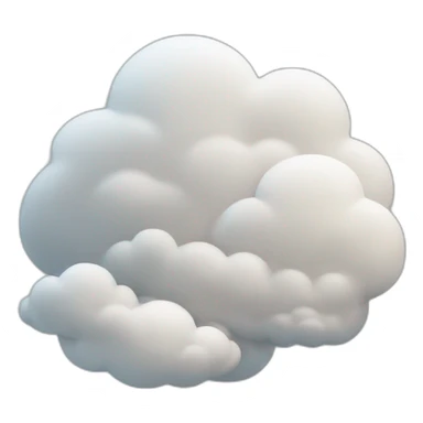 cloud of thoughts sticker