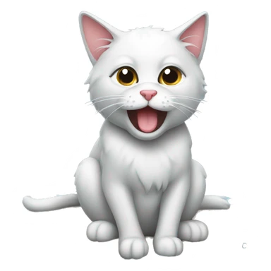 wet cat sticker