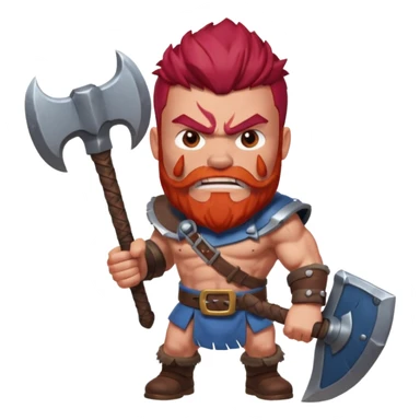 Berserker clash royal sticker