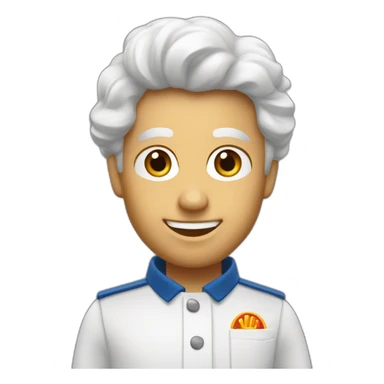 Serveur très beau mcdo sticker