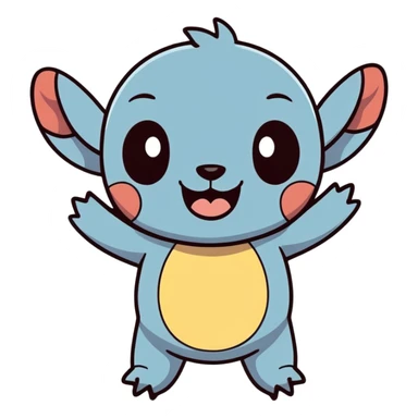 Happy birthday stitch sticker