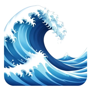 ocean wave sticker