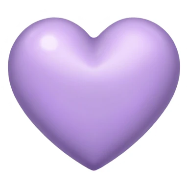 Lavender heart sticker