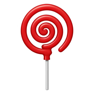 red lollipop sticker