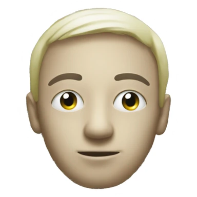 face with  $$ for eyes   sticker