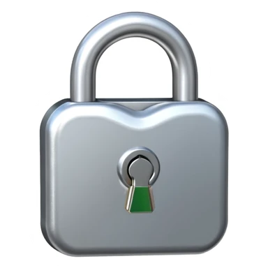 a very fast padlock sticker