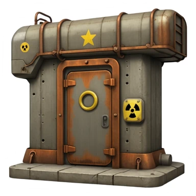 fallout bunker sticker
