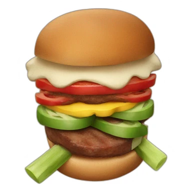 vegan barbecue sticker