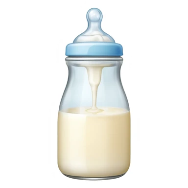 A cute baby bottle sticker