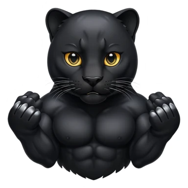 animal pantera negra sticker