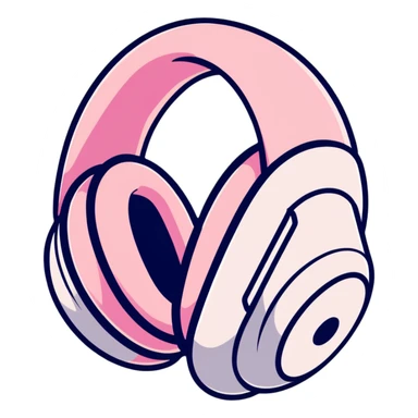 pink airpods max headphones sticker