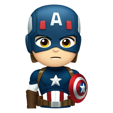 captain america thinking sticker