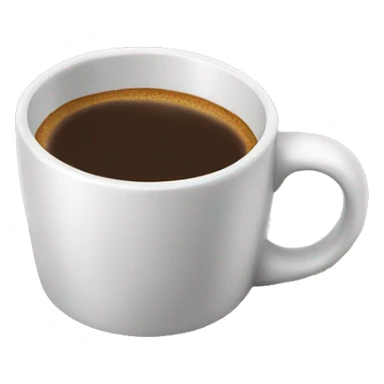 Spilled coffecup sticker