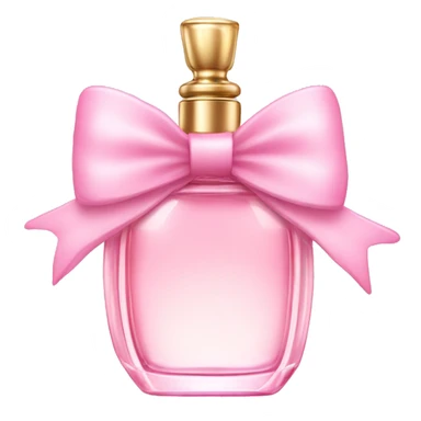 Fairy light pink perfume in bow sticker