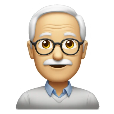 old man calculator sticker