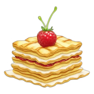 mille feuilles sticker