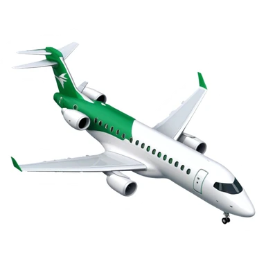 Embraer E-Jet - Embraer (Model Year: 2021) (Iconic colour: Green with white) sticker