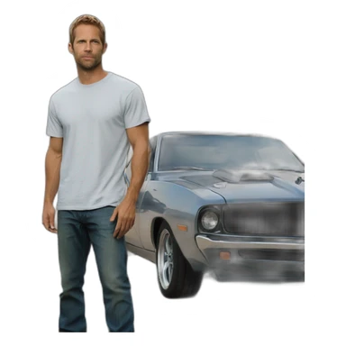 voiture fast and furious paul walker sticker