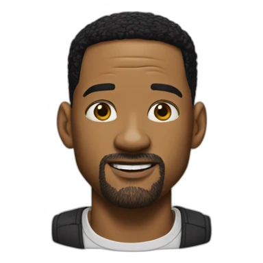 will smith realistic sticker