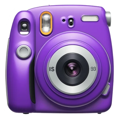 Purple instax sticker