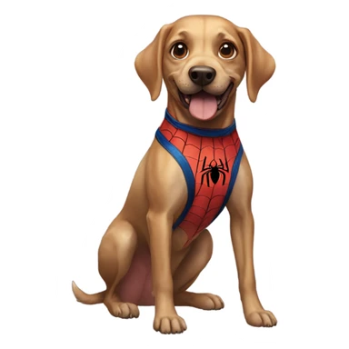 Spider man dog sticker