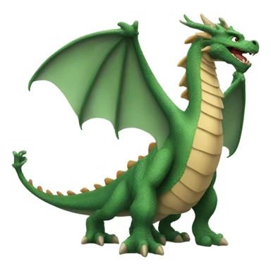 Dragon with big feet sticker