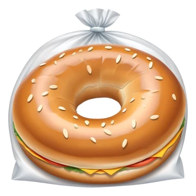 bagel in a bag sticker