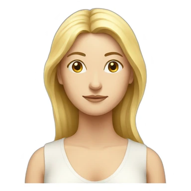 white woman meditate awaken sticker