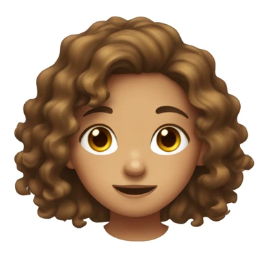 a girl with brown wavy hair and freckles and bright hazel eyes doing the dab   sticker