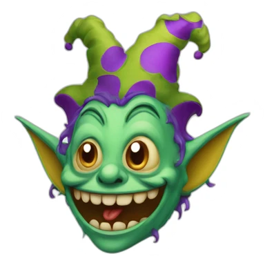 jester monster from garten of banban 4 sticker