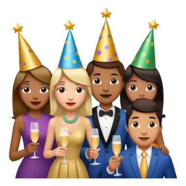 Red group peoples party sticker