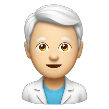 elderly with healthy brain and heart sticker